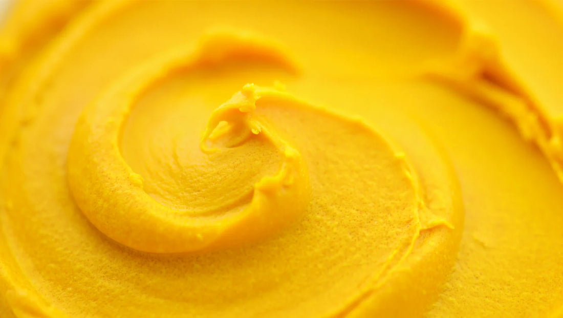 Golden clay swirl - Multani Mitti for removing dark spots and hyperpigmentation naturally