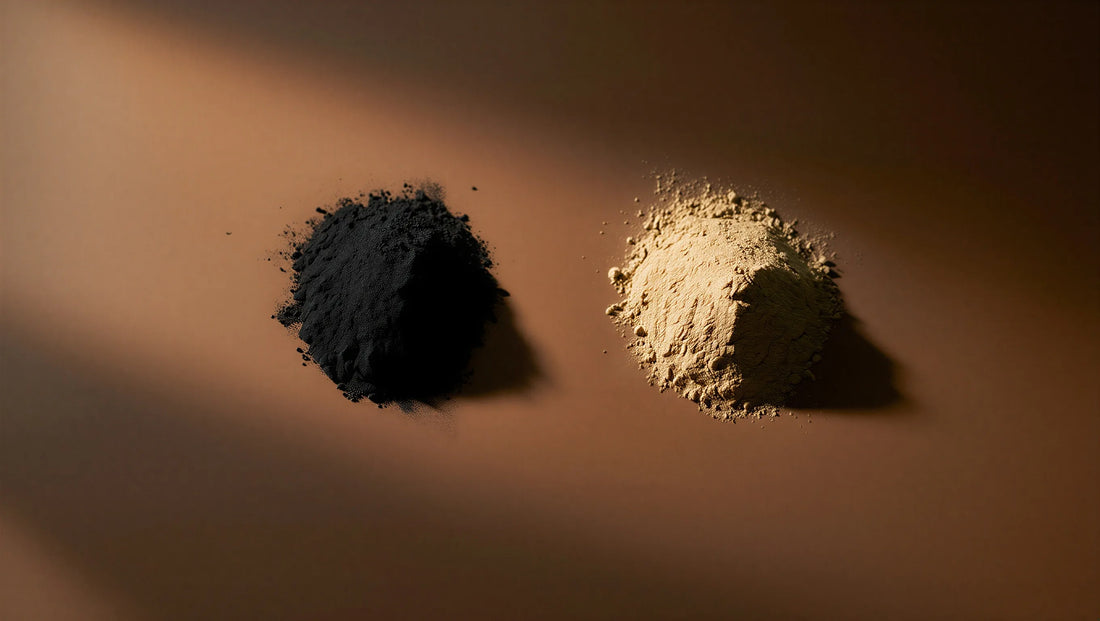 Multani Mitti Fuller's Earth versus charcoal clay mask detoxification comparison