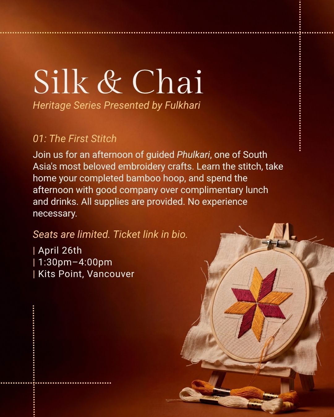 Silk & Chai - 01 : The First Stitch